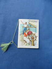 Calendarietto da barbiere 1938-"Vivere !"-Tenore Tito di Lauro