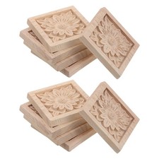  10 Pcs Sculture in Legno Per