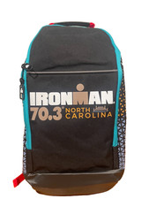 Zaino Iron Man 70.3 North Carolina Triathlon Turchese Rosso Nero Edizione Limitata