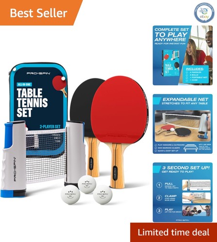 Portable ping pong set - set, with