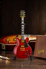 Bb King - Axe Heaven BB King Gibson Cherry ES-355 Lucille Mini Chitarra Replica Co