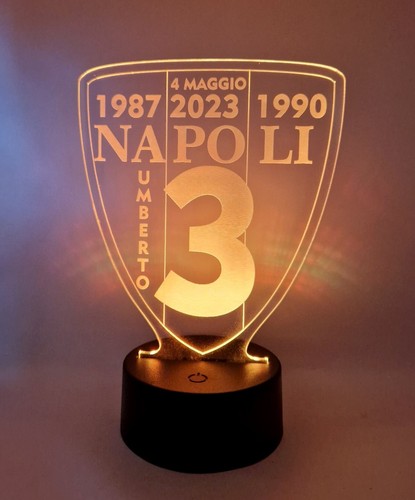 Lampada plexiglass napoli - plexiglass,