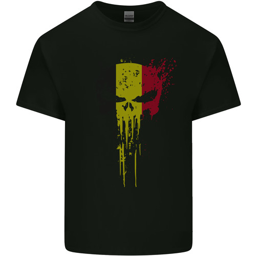 Shirt belgio teschio - t-shirt,