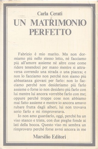 Matrimonio perfetto carla - un,