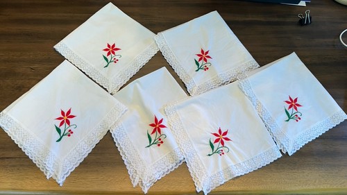 Set tovaglioli poinsettia - set, 6
