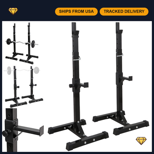 Coppia squat rack regolabile - squat,