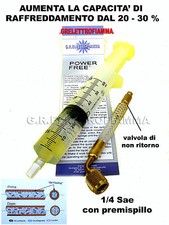 POTENZIATORE CONDIZIONATORE CLIMATIZZATORE AUTO GAS R134A R12 R407C R22 R404 