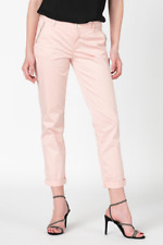 PANTALONE PANTALONI DONNA LIU JO FA0208 T6747 COTONE ROSA ORIGINALE PE