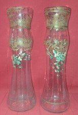 COPPIA DI VASI IN VETRO