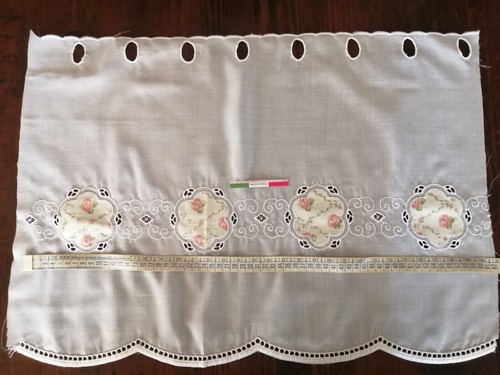 Tendina misto lino altezza - in,