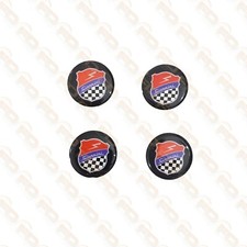 SET KIT N.4 ADESIVI CON STEMMA GIANNINI PER TAPPO COPRIMOZZO IN SILICONE Ø 4 cm