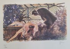 Milo Manara stampa litografia il gioco