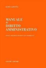 Manuale di diritto amministrativo von Casetta, Elio | Buch | Zustand sehr gut