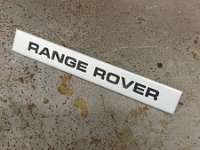 Range Rover scuttle badge from Suffix B on 