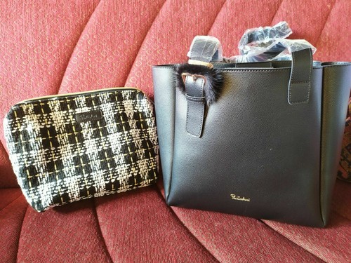 Borsa nera spalla per donna - a,