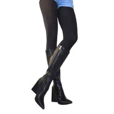 SCARPE DONNA STIVALI NERI CON