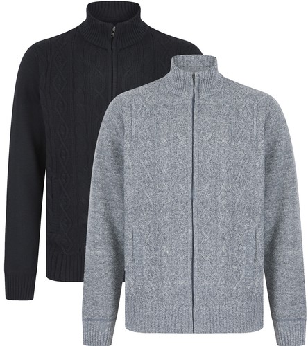 Cardigan uomo maglia cavo