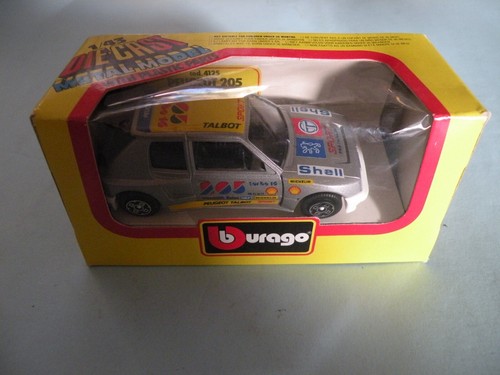 Bburago peugeot 205 - bburago, gti