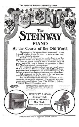 1908 the steinway - steinway, pianoforte