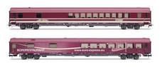 RIVAROSSI HR4350 Euro-Express Set ''Partywagen''+ristorante WRmh132 livrea viola