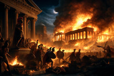 PLAQUE EN MÉTAL mythologie