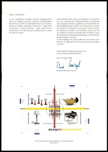 Brd ministercard 1998 design - brd,