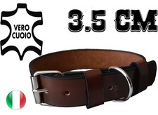 COLLARE CANE IN CUOIO RESISTENTE ALTA QUALITA' TAGLIA MEDIA GRANDE