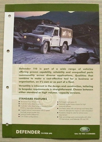 Land rover defender 110 - rover,