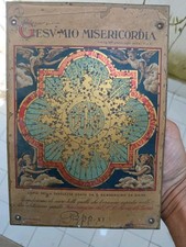 Tavola in latta San Bernardino da Siena Papa Pio XI Inizi del 1900