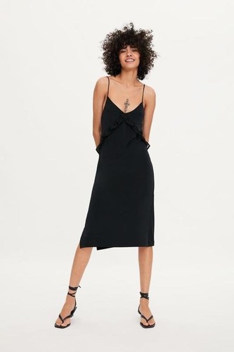 Abito donna zara nero xs - zara,
