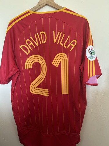 Maglia home spagna 2006 - spagna, david