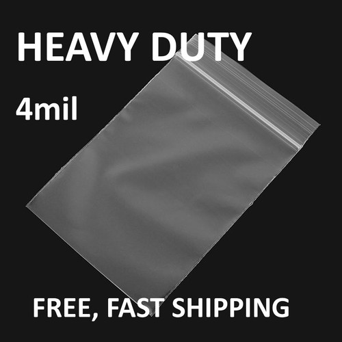 Clear 4mil zip seal top - 4mil,