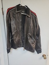 dsquared2 giacca di pelle