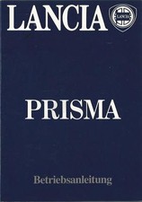 LANCIA PRISMA Betriebsanleitung 1985 Bedienungsanleitung 1300 1500 1600 BA