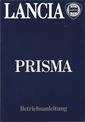 Lancia prisma manuale uso - lancia, e