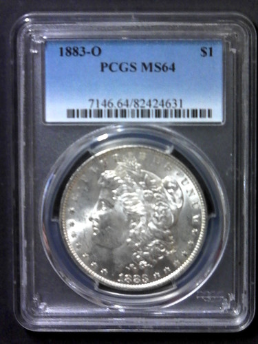 1883 morgan dollar pcgs - 1883,