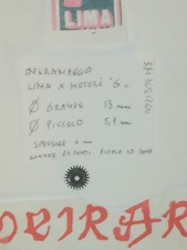 LIMA-RICAMBIO INGRANAGGIO PER MOTORE "G"DIAMETRO  15,9 E 5,9 mm 24 E 10 DENTI 