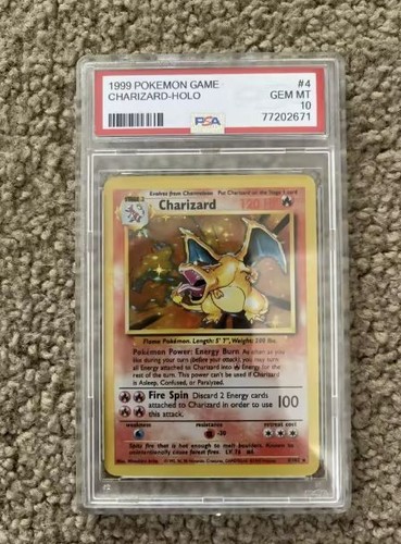 Charizard holo 1999 psa - holo,