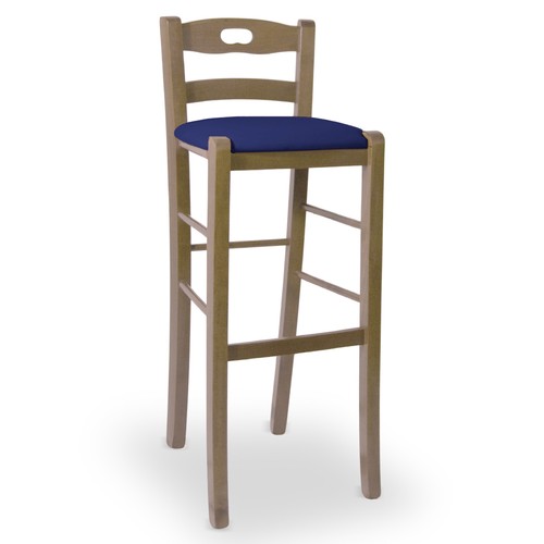 Sgabello legno noce - h, 80