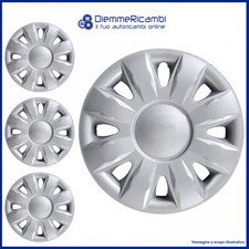 SERIE 4 BORCHIE - 4 COPRICERCHI COPPE RUOTA 15 PER RENAULT MODUS