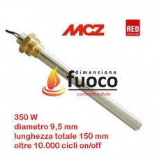 CANDELETTA STUFE PELLET RACC.3/8 D.9,5 L.150  MCZ SWING - FLUX - GIO' -Cod.1033 