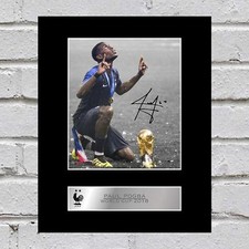 Paul Pogba Signed Mounted