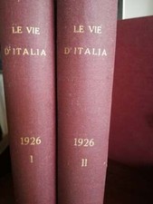 Raccolta vie italia anno - le, d'italia