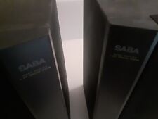 Coppia casse acustiche SABA B3540. Ω4 misure HxLxP cm 38x23x20