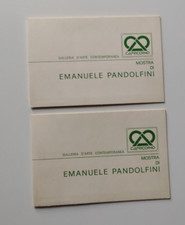 EMANUELE PANDOLFINI - INVITI MOSTRA 1986 - GALLERIA IL CAPRICORNO