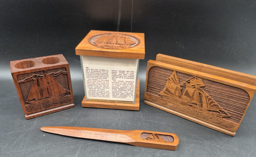 Set scrivania ufficio legno