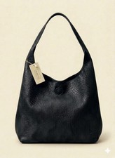 Borsa Hobo in Pelle Martellata