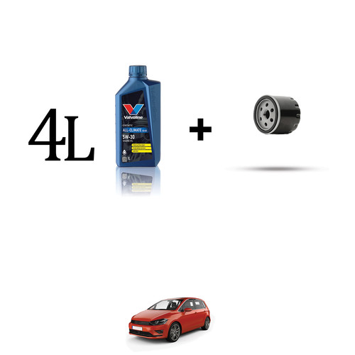 Kit filtro olio - 4l, per