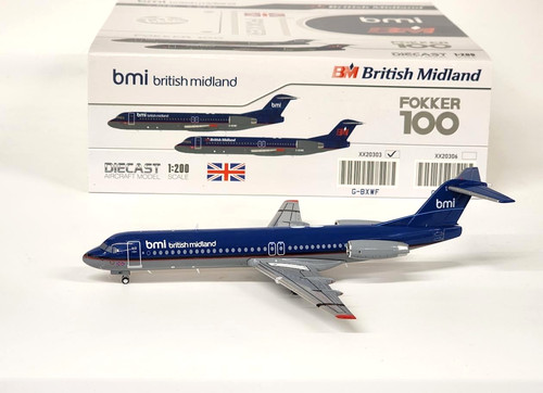 Wings 200 fokker 100 - jc, 1:200