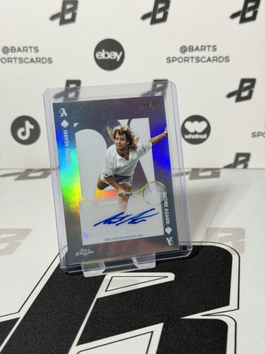 2025 topps chrome - tennis, andre